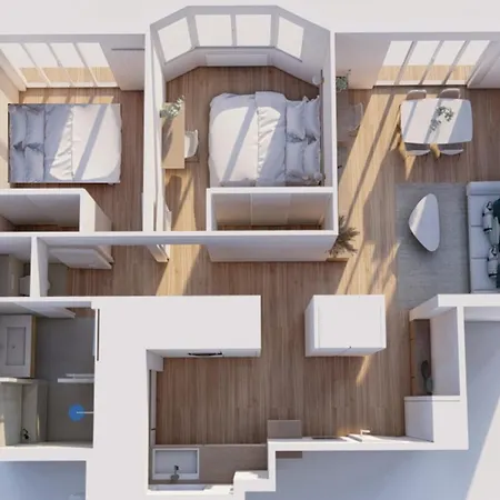 L'ecrin Dunant - Luxe, Centre, Calme, Lac, Parking Apartamento